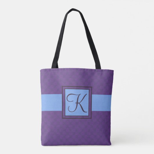 Monogrammen Tote Bag (Achterkant)