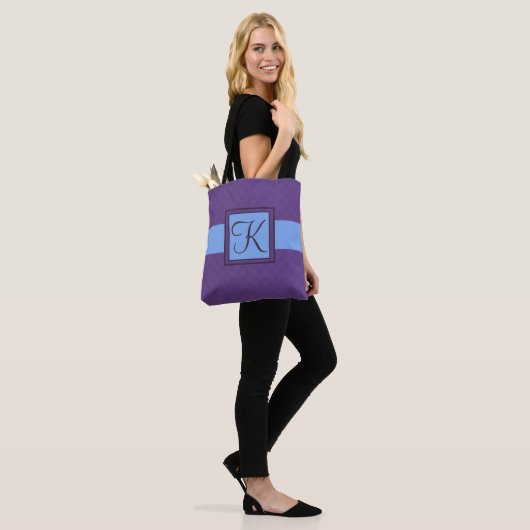Monogrammen Tote Bag (Op model)