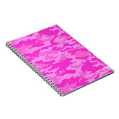Monogrammen TS Roze Camouflage Notitieboek (Rechterzijde)