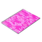 Monogrammen TS Roze Camouflage Notitieboek (Linkerzijde)