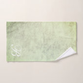 Monogrammen van de Groene Woordhanddoekset van de Bad Handdoek (Handdoek)