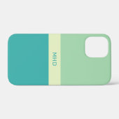 Monogrammen van de Telefoon van de Blokken van de  Case-Mate iPhone Case (Achterkant (horizontaal))