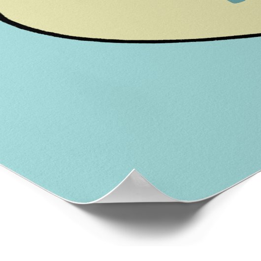 monogrammen van dierentuindieren poster (Hoek)