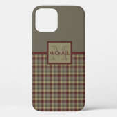 Monogrammen van Hoesje-Mate S Case-Mate iPhone Case (Achterkant)