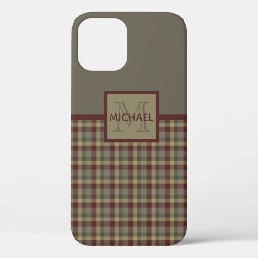 Monogrammen van Hoesje-Mate S Case-Mate iPhone Case (Achterkant)