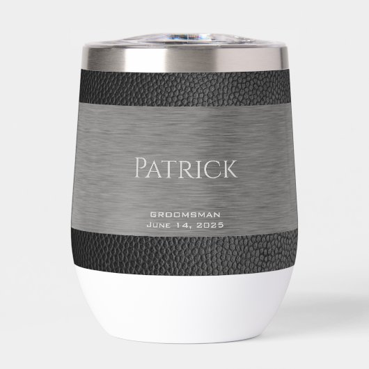 Monogrammen van leder- en metaalafdrukken (Voorkant)