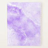 Monogrammen van Paarse pasta Marble Planner (Achterkant)