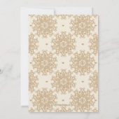 Monogrammen van wijnglazen stellen weduwenkast kaart (Achterkant)