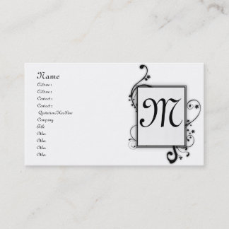 Monogrammen Visitekaartje