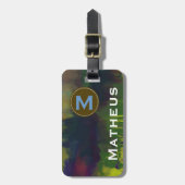 monogrammen - voeg naam toe bagagelabel (Voorkant verticaal)