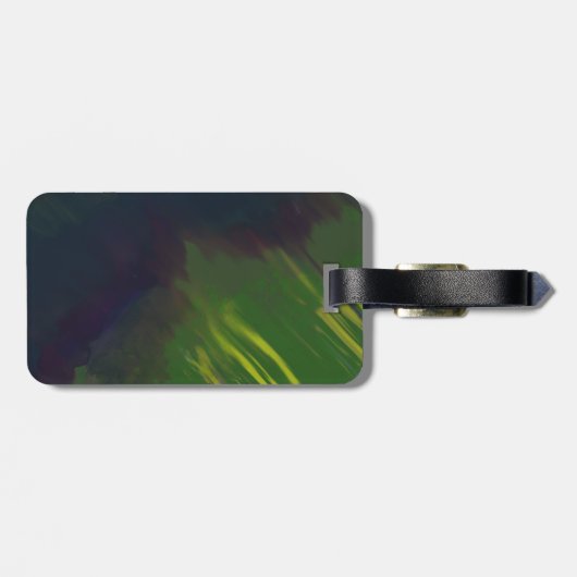 monogrammen - voeg naam toe bagagelabel (Achterkant horizontaal)