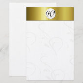 Monogrammen, voor persoonlijk gebruik briefpapier (Voorkant / Achterkant)