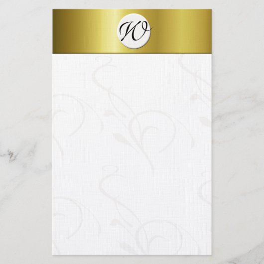 Monogrammen, voor persoonlijk gebruik briefpapier (Voorkant)