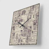 Monogrammen  Wandklok (Hoek)