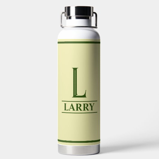 Monogrammen Waterfles (Achterkant)