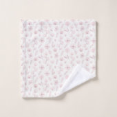 Monogrammen Waterverf Floral Towel Set Bad Handdoek (Wasdoekje)