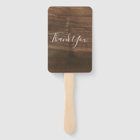 Monogrammen Waterverf Flowers. Spring Wedding Part Handwaaier (Achterkant)