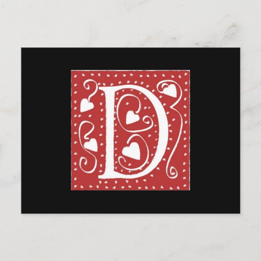 Monogrammen Weddings sparen de Datum Kaart (Voorkant)