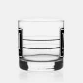 Monogrammen Whisky Glas (Links)