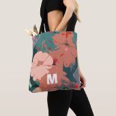 Monogrammen Wildflowers Bloemen Bruiloften Bruidsm Tote Bag (Dichtbij)