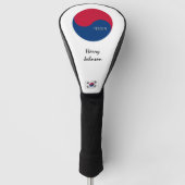 Monogrammen Zuid-Korea en Hoesjes van de vlaggolfc Golfheadcover (Voorkant)