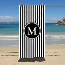 Monogrammen zwarte en witte strepen