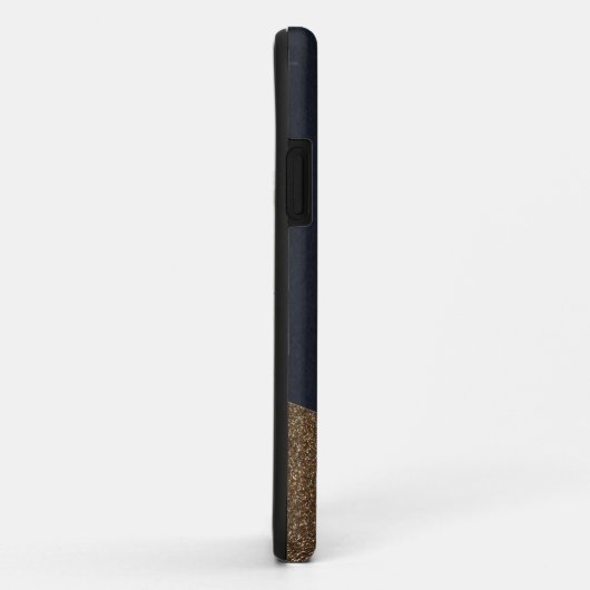 Monogrammofoondoosjes voor zeegoud glitter Case-Mate iPhone case (Achterkant/rechts)