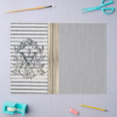 Monogrammofoonpapier voor bunkertappen tissuepapier (Craft)