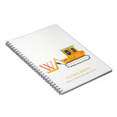 Monogrammofoonplaten voor constructiedoeleinden notitieboek (Rechterzijde)