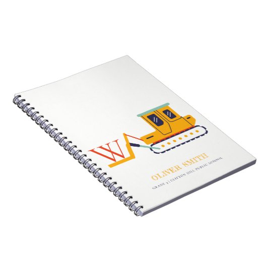 Monogrammofoonplaten voor constructiedoeleinden notitieboek (Rechterzijde)