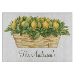 Monogrammofoons in een mand-groen land snijplank