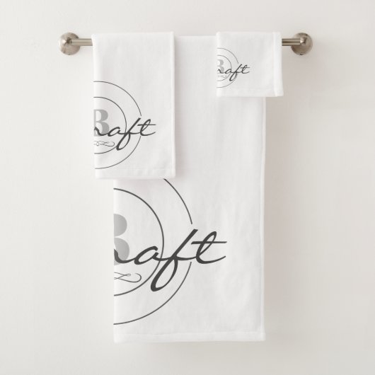 Monogrammus Bathroom Towel Set Bad Handdoek (Insitu)