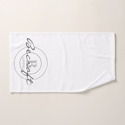 Monogrammus Bathroom Towel Set Bad Handdoek (Handdoek)