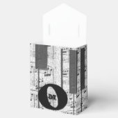 Monogrammuzieknotities Favorietendoos Bedankdoosjes (Geopend)