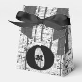 Monogrammuzieknotities Favorietendoos Bedankdoosjes (Voorkant Zijde)