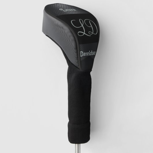 Monogramnaam Gepersonaliseerde Douane Golfheadcover (Schuin)