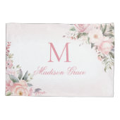 Monogramnaam Gepersonaliseerde Douane Kussensloop (Achterkant)