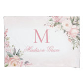 Monogramnaam Gepersonaliseerde Douane Kussensloop (Voorkant)