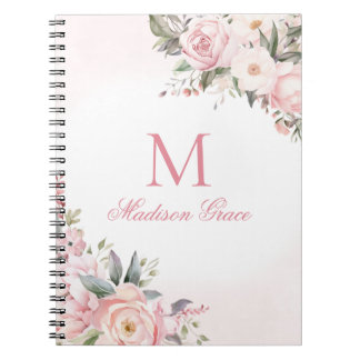 Monogramnaam Gepersonaliseerde Douane Notitieboek