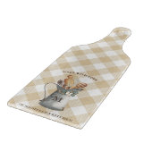 Monogramnaam van de kwekerij Charcuterie board Snijplank (Hoek)