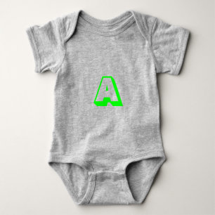 Monogramneon van initiaal aanpassen, personalisere romper