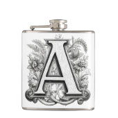 Monogramontwerp Heupfles (Voorkant)