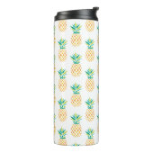 Monogrampatroon voor ananassen thermosbeker (Gedraaid links)