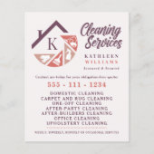 Monogramreiniging Flyer (Voorkant)