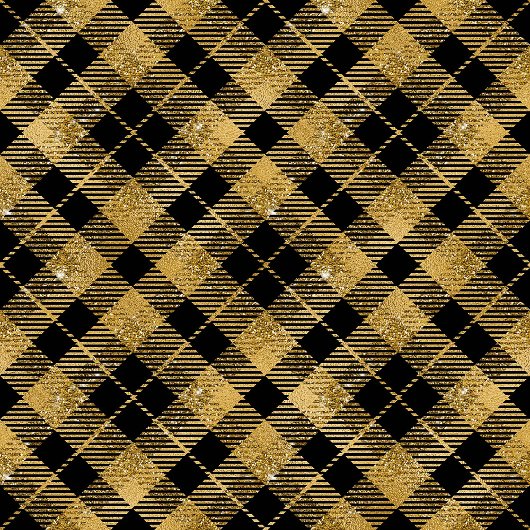 Monogramservetten Elegant Zwart Goud Cocktail Kuns Servet