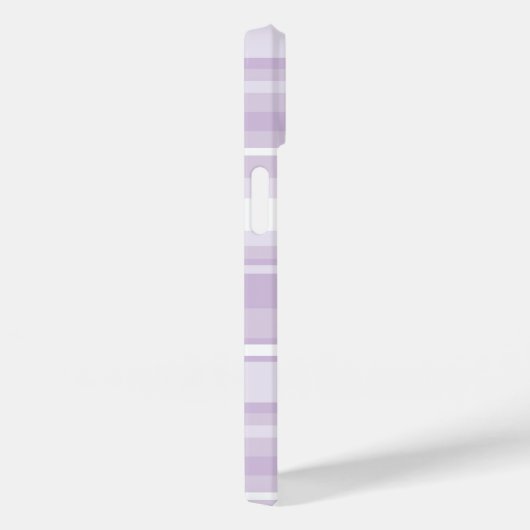 Monogramthistle paarse strepen Case-Mate iPhone case (Achterkant / Rechts)
