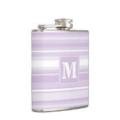 Monogramthistle paarse strepen heupfles (Rechts)