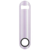 Monogramthistle paarse strepen speed flessenopener (Achterkant)