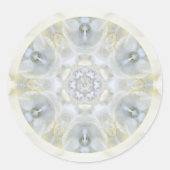 Monoi Gardenia Angels Ronde Sticker (Voorkant)