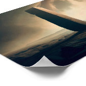 Monoliet op Desert Planet Poster (Hoek)